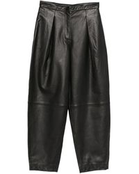 Liviana Conti - Leather Trousers - Lyst