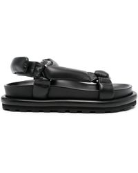 Jil Sander - Padded Leather Sandals - Lyst