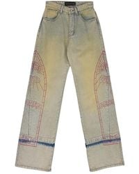 Who Decides War - Jeans Met Grafisch Detail - Lyst