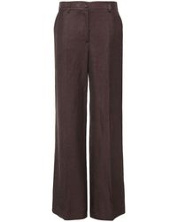 P.A.R.O.S.H. - Pantaloni in misto lino - Lyst