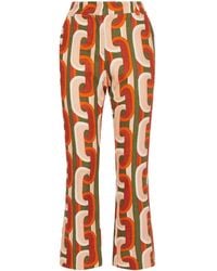 La DoubleJ - Cotton Patterned 24/7 Trousers - Lyst