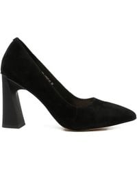 SERGIO MORETTI FIRENZE - Pointed-Toe Block-Heel Pumps - Lyst