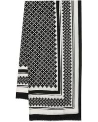 By Malene Birger - Julee Patterned-Intarsia Wool Scarf - Lyst
