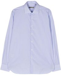 Corneliani - Plaid Check-pattern Cotton Shirt - Lyst