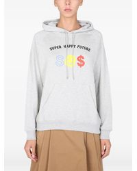 Être Cécile - Graphic-Print Hoodie - Lyst