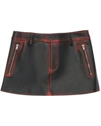 CAMPERLAB - Zip Fastening Leather Skirt - Lyst