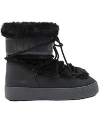 Moon Boot - Ltrack Stiefel Aus Faux Fur - Lyst