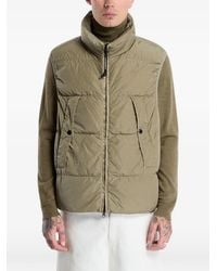C.P. Company - Gilet Matelassé À Col Montant - Lyst