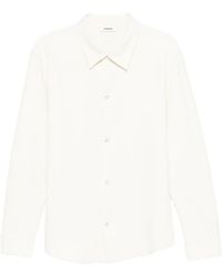 Sandro - Long-Sleeved Jersey Shirt - Lyst