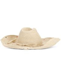 MC2 Saint Barth - Chapeau À Détails Brodés Et Bord Large - Lyst