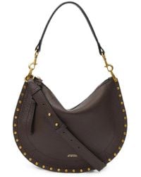Isabel Marant - Oskan Soft Zip Shoulder-Strap Bag - Lyst