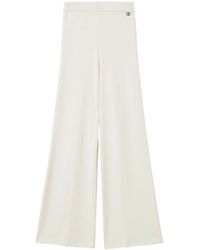Twinset - Flared Knit Trousers - Lyst