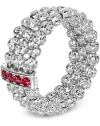 Desmo - Crystal Color Cubic-Zirconia Ring - Lyst