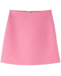 Jil Sander - A-line High-waisted Mini Skirt - Lyst