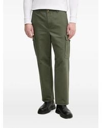 Benetton - Logo-Patch Cargo Pants - Lyst