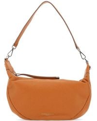 Gianni Chiarini - Aisha Grained Zip Leather Shoulder Bag - Lyst