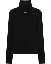 Off-White c/o Virgil Abloh - Off Stamp Long-Sleeve Sweater - Lyst