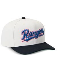 Mitchell & Ness - Mlb Off Word Pro Rangers Hat - Lyst