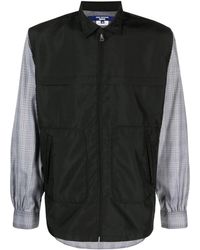 Junya Watanabe - Plaid-Check Panelled Cotton Jacket - Lyst