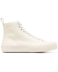 Jil Sander - Monochrome High-Top Sneakers - Lyst