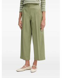 Benetton - Pressed-Crease Wide-Leg Trousers - Lyst