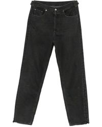 MM6 by Maison Margiela - Side-Zip Straight-Leg Jeans - Lyst