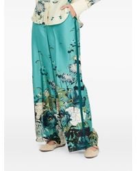 Liu Jo - Floral-Print Trousers - Lyst