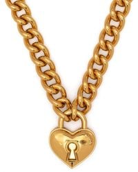 Moschino - Halskette mit Herzanhänger - Lyst