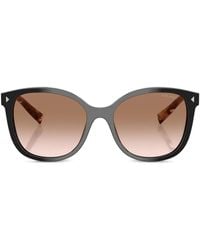 Prada - Tortoiseshell-Effect Cat-Eye Sunglasses - Lyst