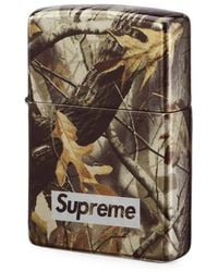Supreme - Briquet Realtree Hardwood Camo À Logo Imprimé - Lyst