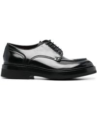 Santoni - Patent Leather 40mm Derby Shoes - Lyst