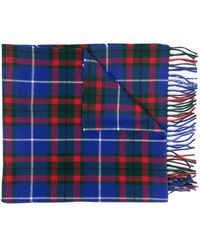 Marni - Check-Pattern Knitted Scarf - Lyst