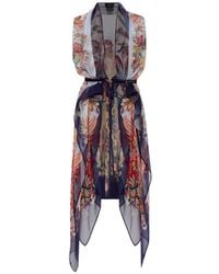 Etro - Asymmetrischer Pullunder Mit Paisley-Print - Lyst