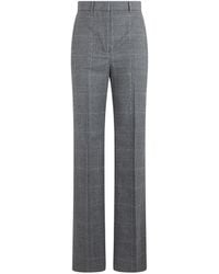 Max Mara - Prince Of Wales Check Wide-Leg Trousers - Lyst