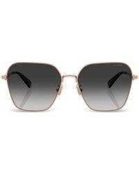 COACH - Geometric-Frame Sunglasses - Lyst
