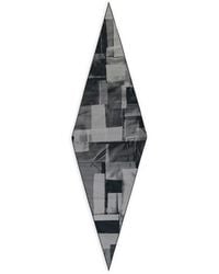 ZEGNA - Abstract-Print Diamond-Shaped Scarf - Lyst