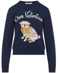 Valentino Garavani - Cotton Sweater - Lyst