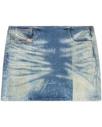 DIESEL - Mini Skirt By De-P - Lyst