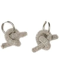Fabiana Filippi - Filo Knot-Detail Beaded-Embellished Earrings - Lyst