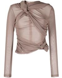 ROKH - Oberteil Mit Knotendetail - Lyst