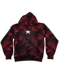 Sp5der - Plaid-Pattern Star-Detail Hoodie - Lyst
