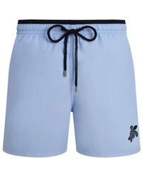 Vilebrequin - Turtle-Embroidery Swim Shorts - Lyst