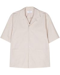Lardini - Pinstriped Cotton Shirt - Lyst