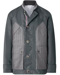 Thom Browne - Veste À Fines Rayures - Lyst