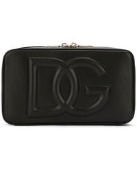 Dolce & Gabbana - Logo Leather Shoulder Bag - Lyst