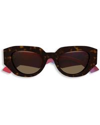 Gucci - Lunettes De Soleil À Monture Géométrique - Lyst