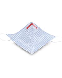 Isaia - Gingham-Print Face Mask - Lyst