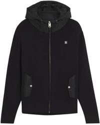 HUGO - Relaxed-Fit Hooded Jacket With Branded Details - Lyst