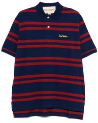 Valentino Garavani - Striped Polo Shirt - Lyst