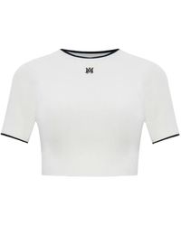 Amiri - Top Crop A Coste - Lyst